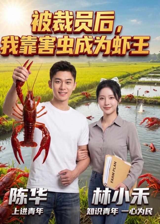 After Being Laid Off, I Became Shrimp King by Using Pests (44 episodes) AI Short Drama short-drama poster