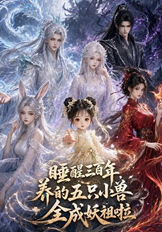 After Sleeping Three Hundred Years, My Five Little Beasts Are Demon Ancestors short-drama poster
